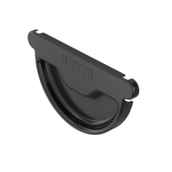 BRYZA STAL Denko rynny 125 mm - CZERŃ